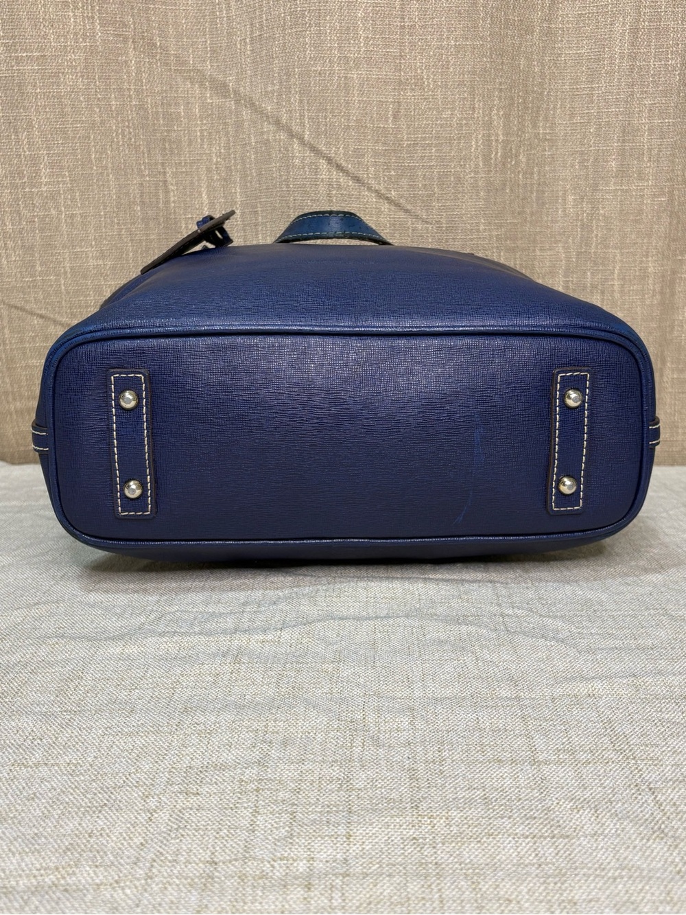 Dooney & Bourke Saffiano Charleston Tote Navy - Picture 5 of 9